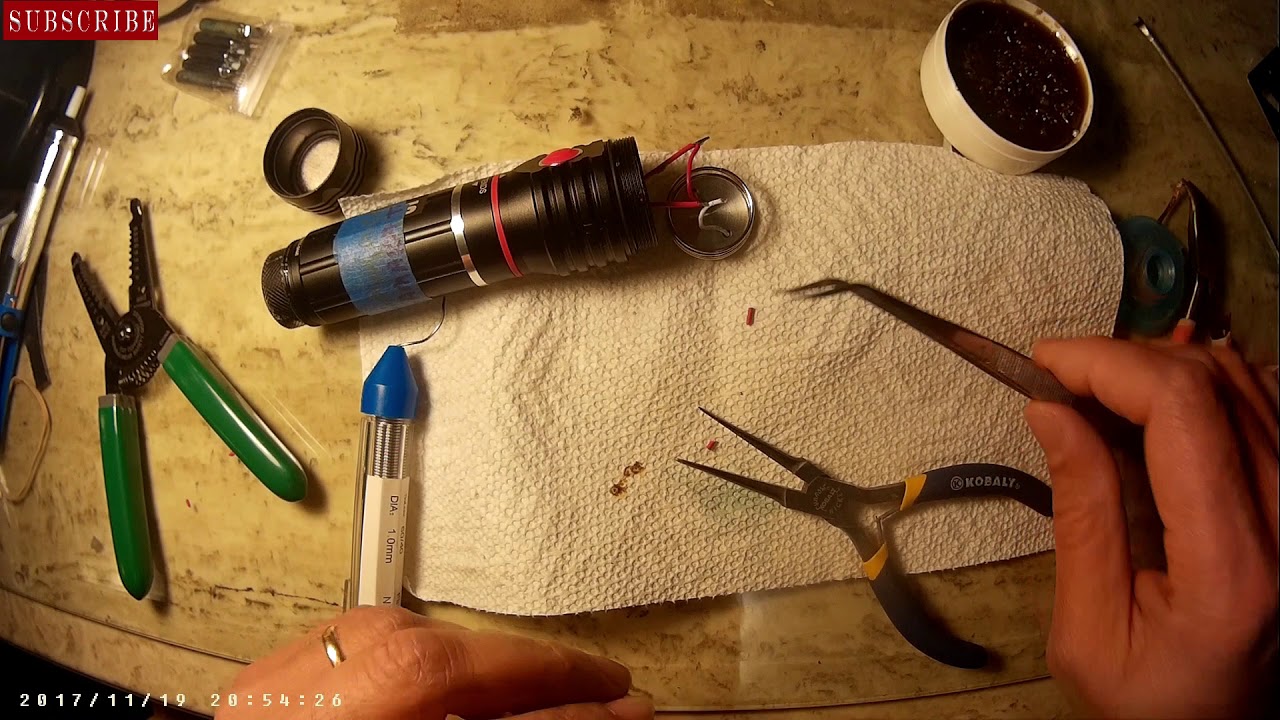 Tear down LED flashlight FIXED