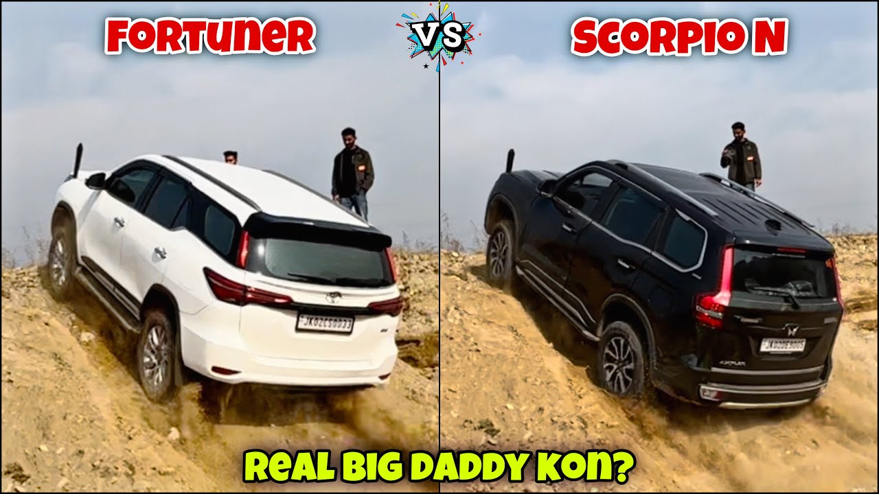Scorpio N vs Fortuner  | Which perform better on offroad ?