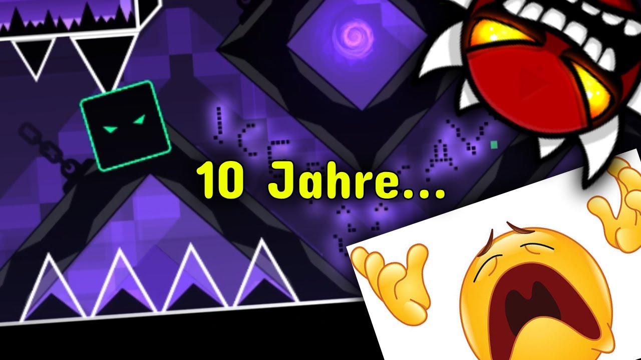 Ich habe 10 Jahre für meinen ersten Extreme Demon gebraucht... [Geometry Dash]
