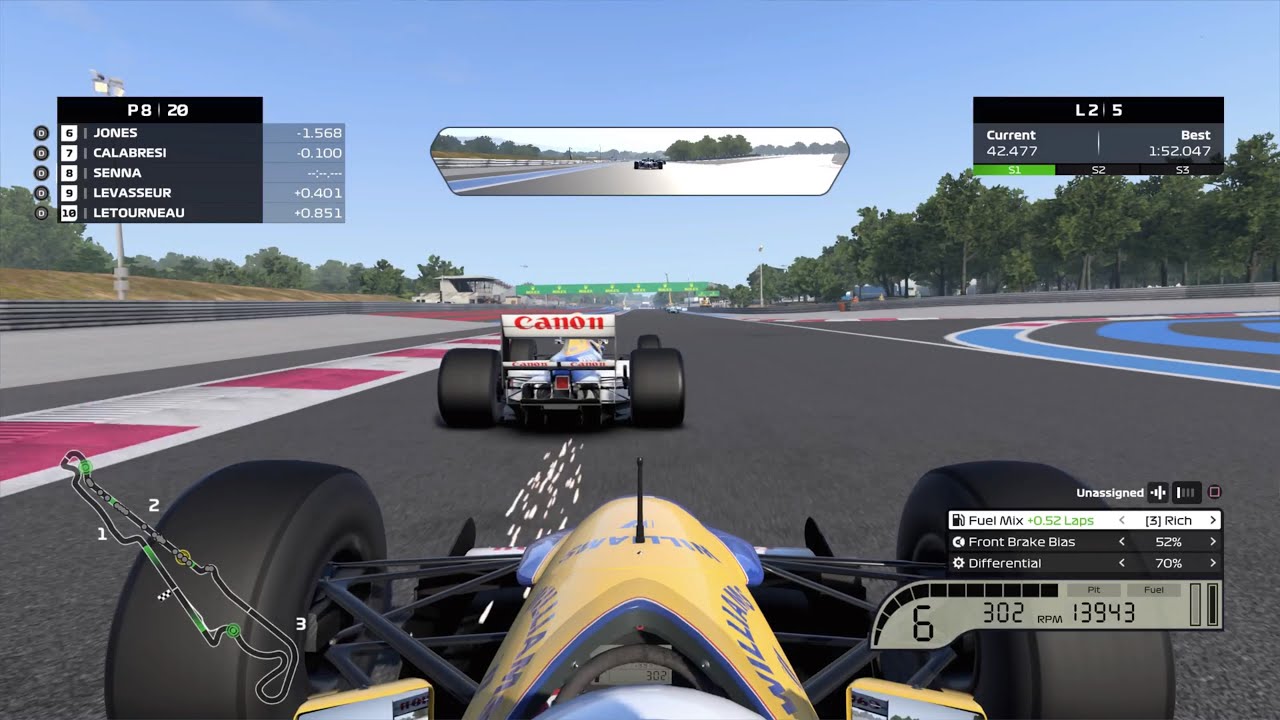 F1® 2020 | Le Castellet | Williams FW14B | Onboard