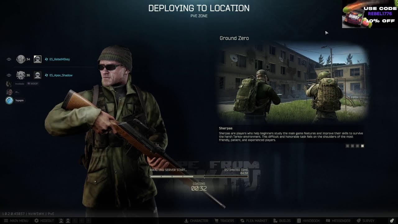 just being a menace in tarkov