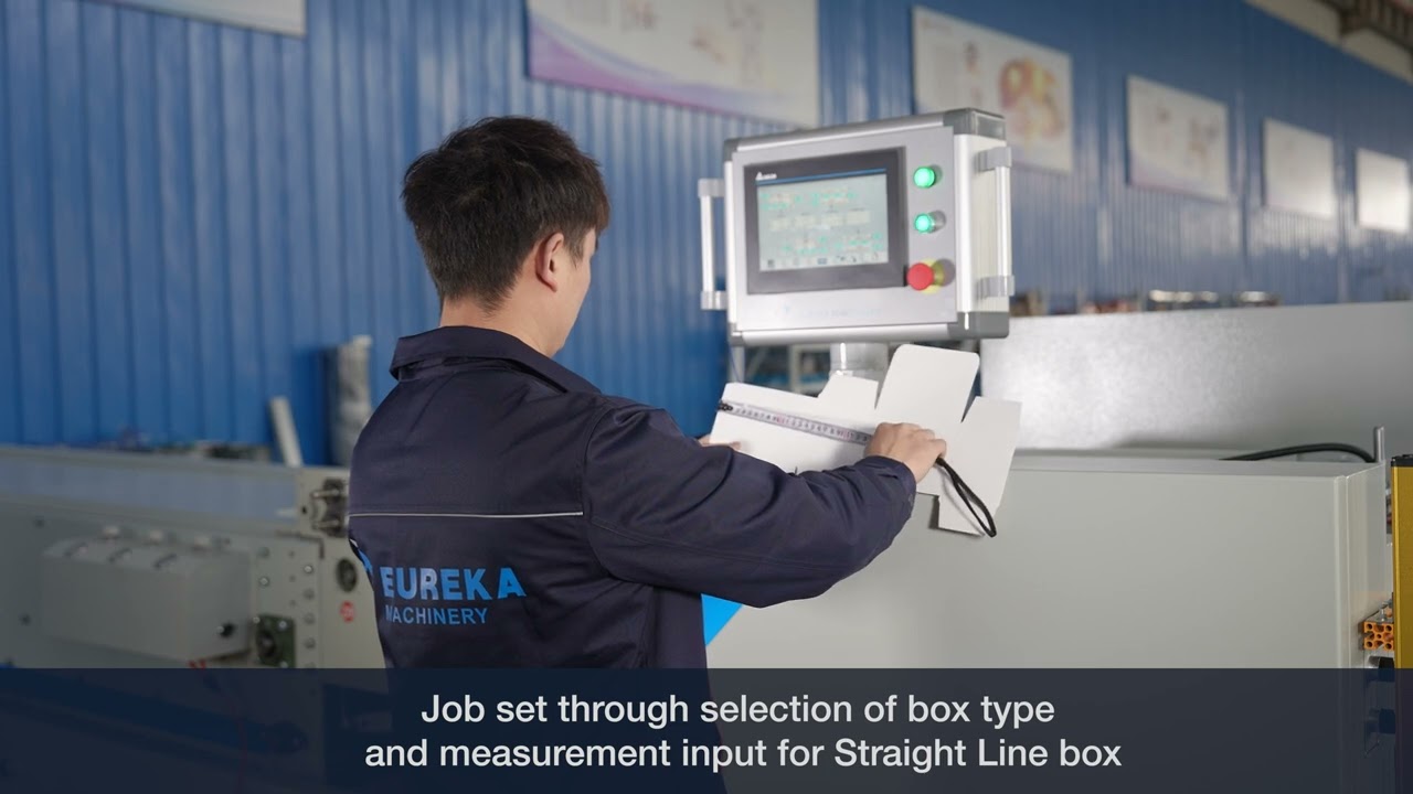 Folder Gluer with LED and ONE KEY SETTING EUREKA EF850PC