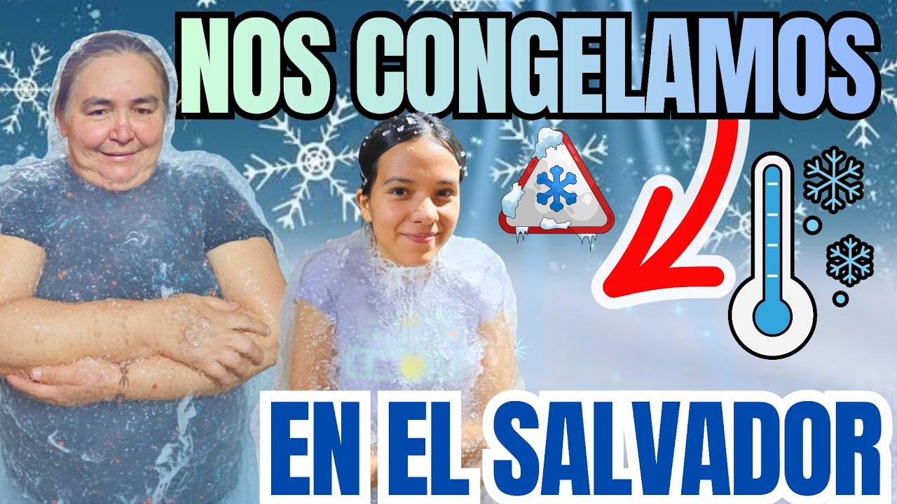Así se vive el frío en EL SALVADOR 🇸🇻❄️