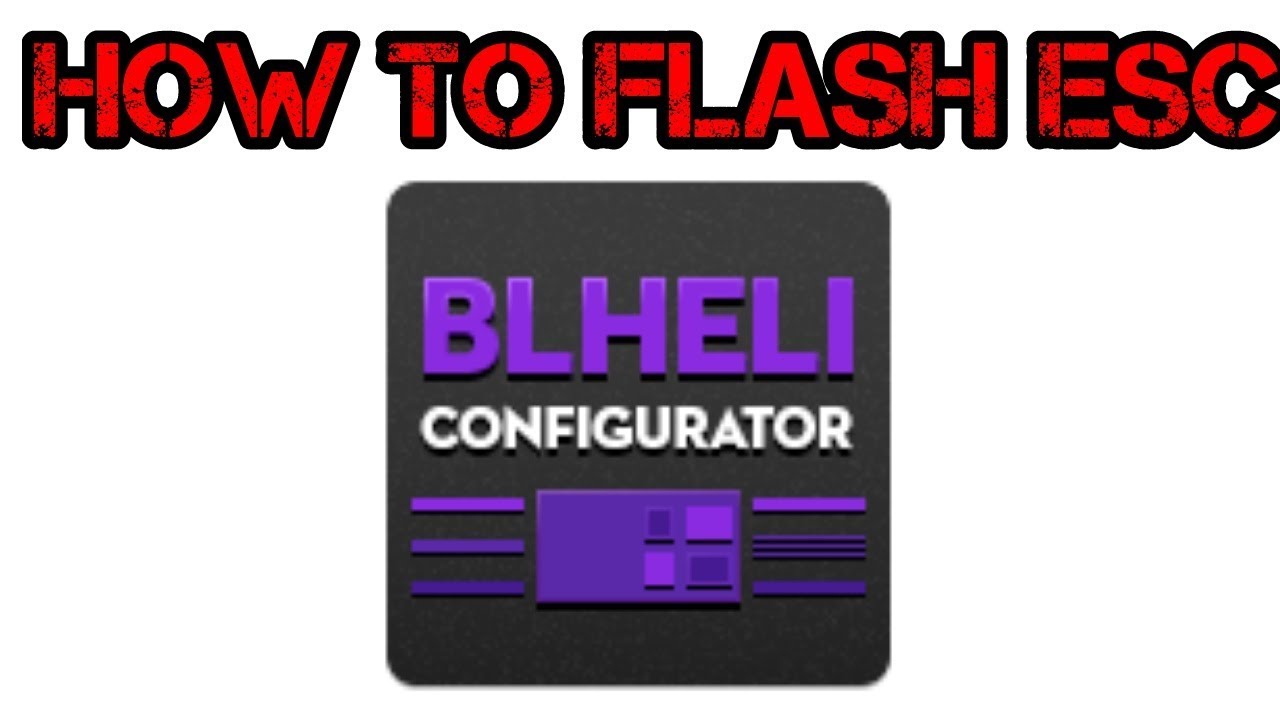 How to Flash and Re-Flash Firmware On ESC!
