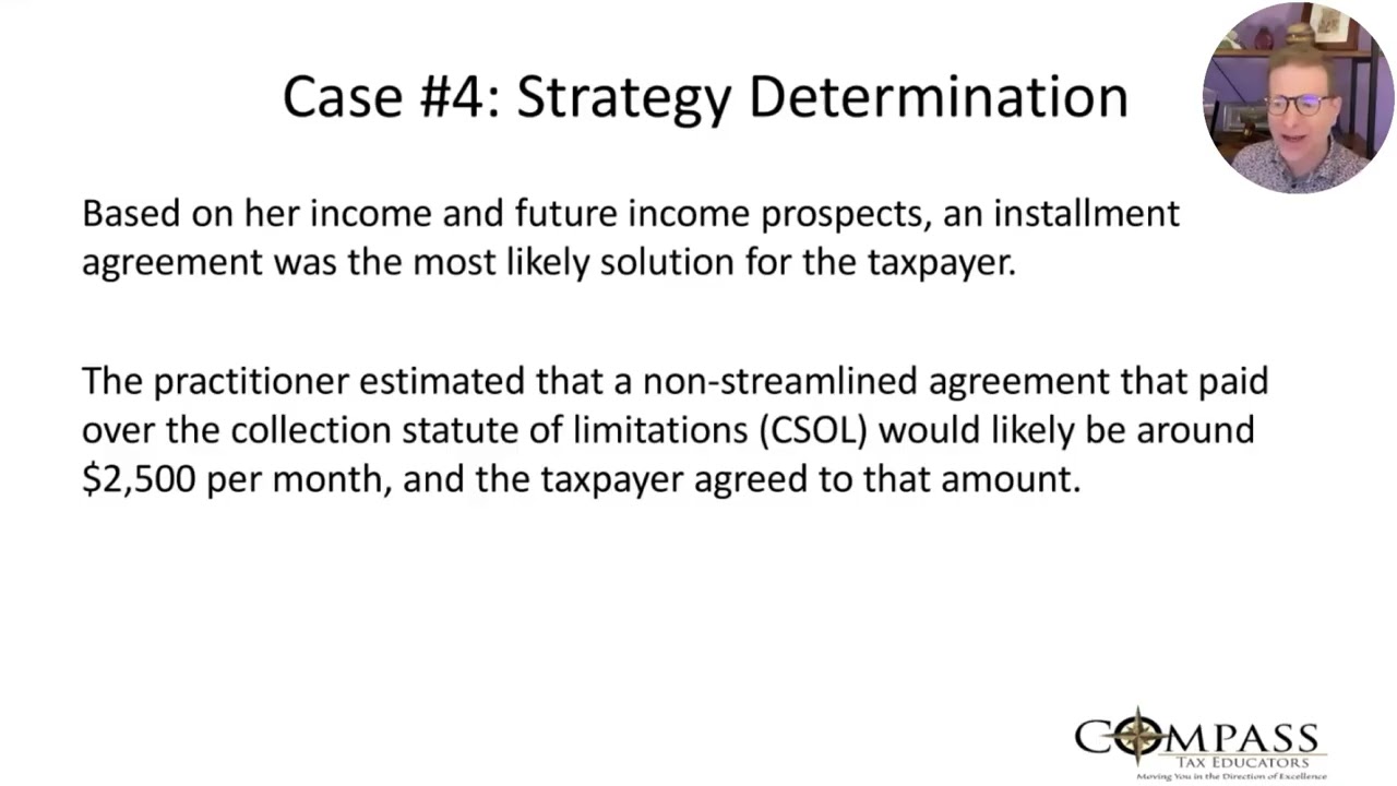 IRS Representation Case Studies