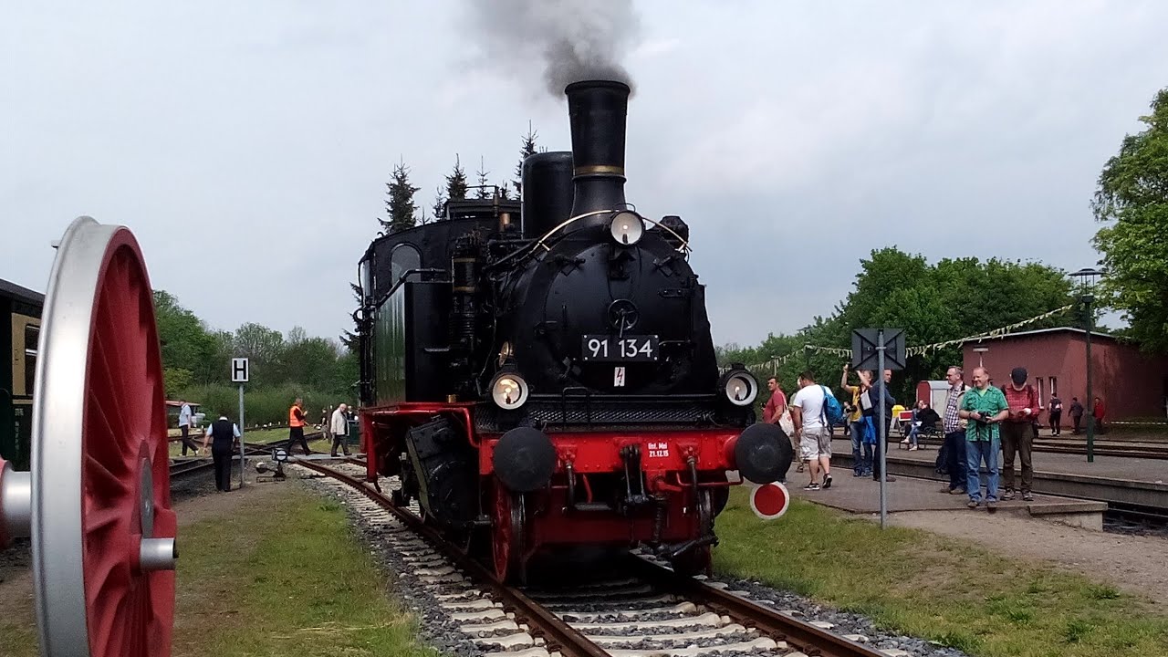 Sonderzüge Bahnhofsfest Putbus 2016 (Teil 1) (mit Preußischer T9 und Fotozügen)