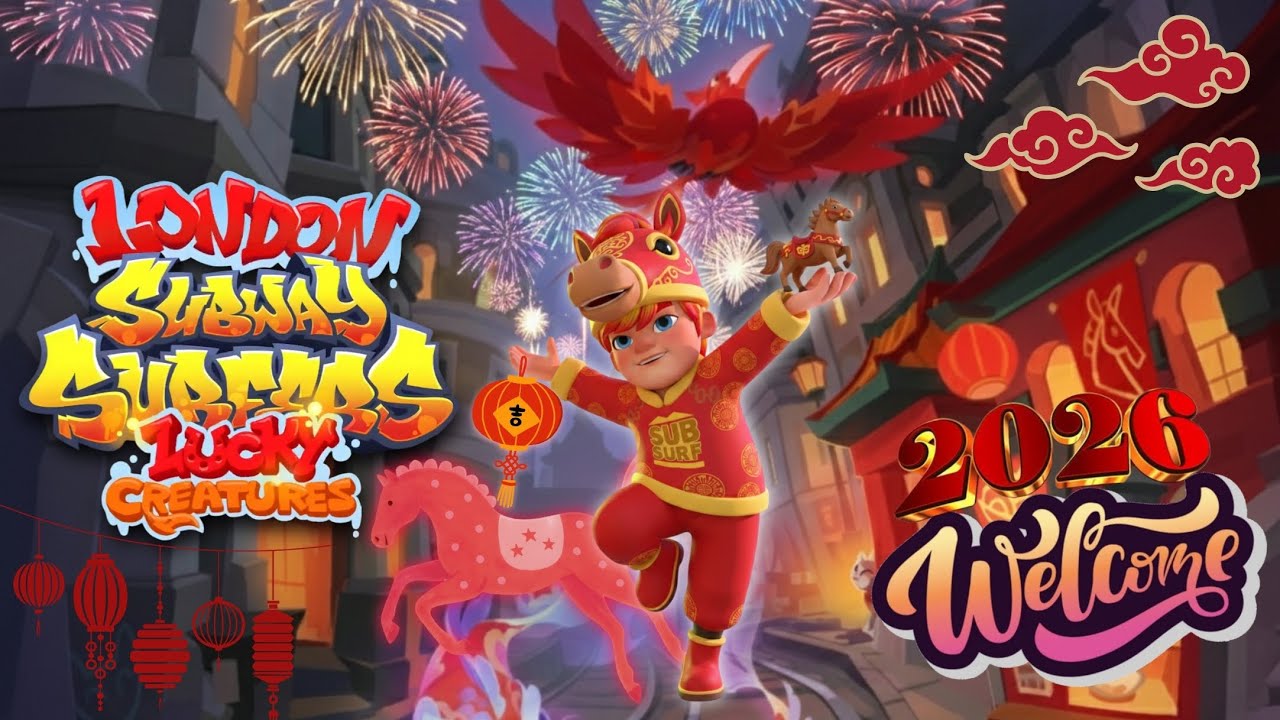 🐴 Celebrate Year Of The Horse with Leif in Subway Surfers London Lucky Creatures 2026! 🏰🧨