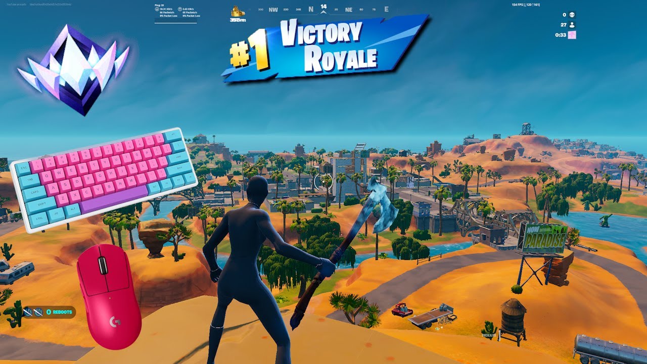Fortnite UNREAL Ranked Reload Gameplay | Keyboard & Mouse + ASMR 😴