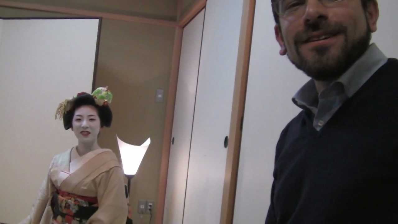 イタ男も京都でお座敷遊びに挑戦！！