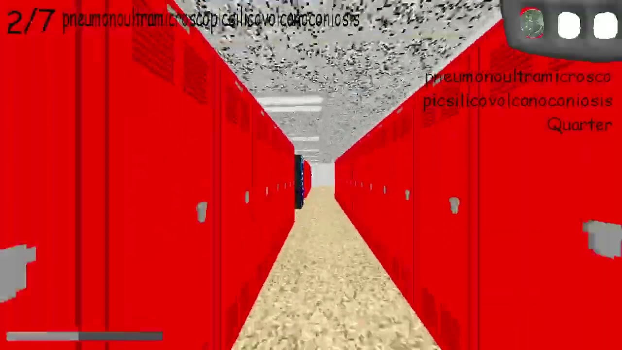 Pneumonoultramicroscopicsilicovolcanoconiosis (Baldi's Basics Mod)