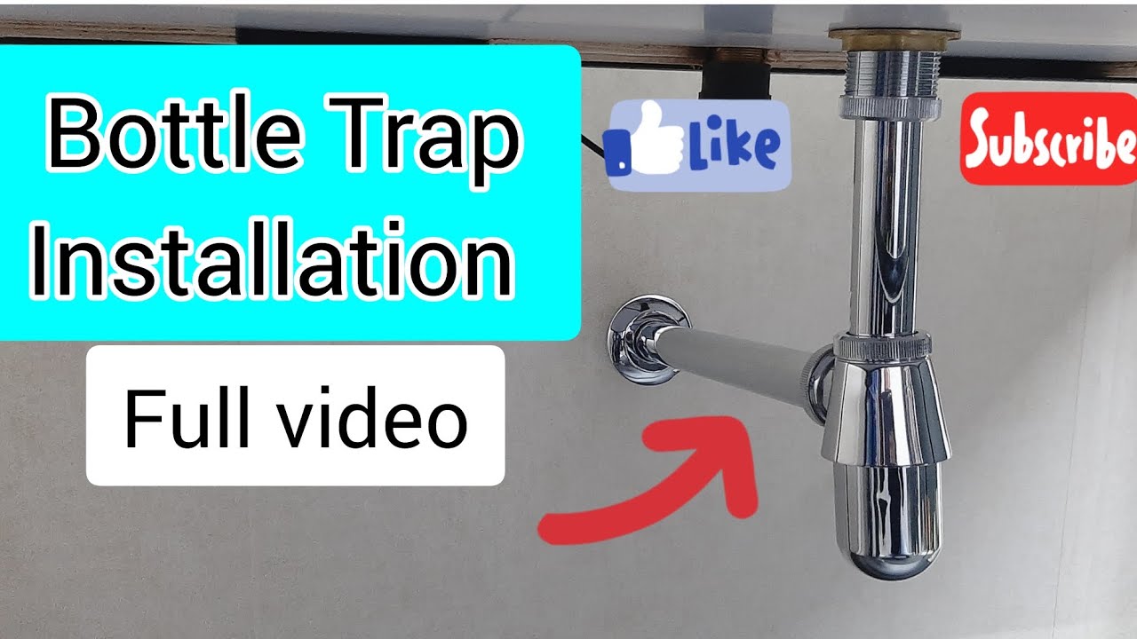 How To Install Bottle Trap | Wash Basin Bottle Trap Installation | Bottle Trap Fitting | Bottle Trap