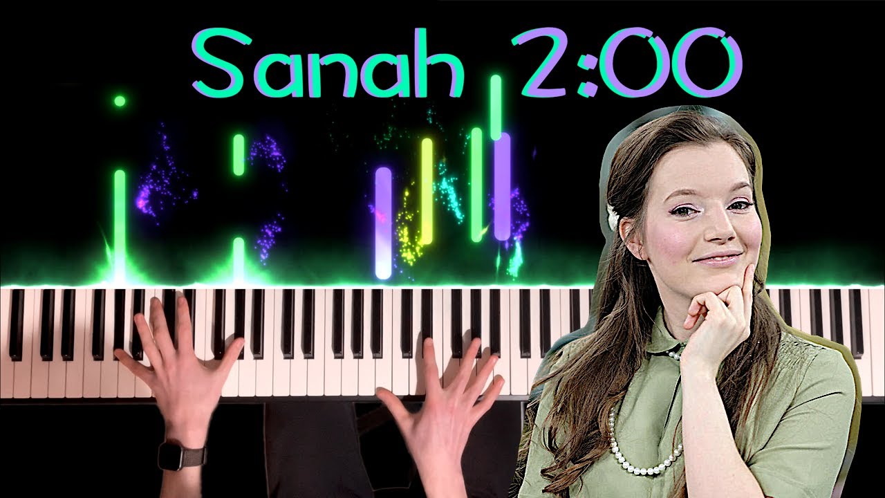 Sanah- 2:00 | PIANO cover | podkład |