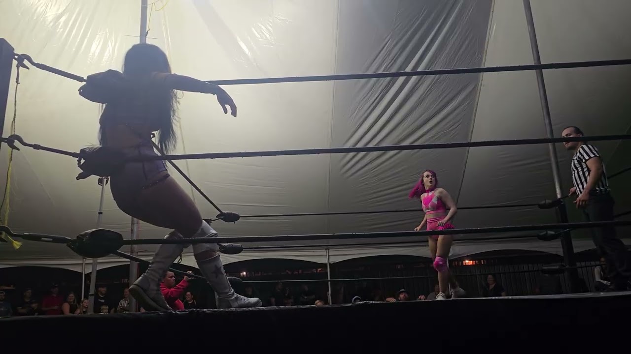 N.O.W Wrestling At Huntington Fair Leah Sparks Vs Riot Ricci