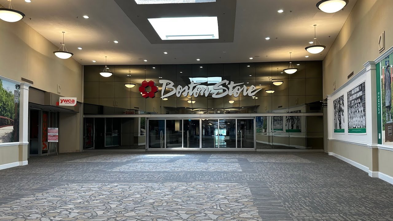 Regency Mall (Racine, WI) - 1980s mall covered in carpet and drywall