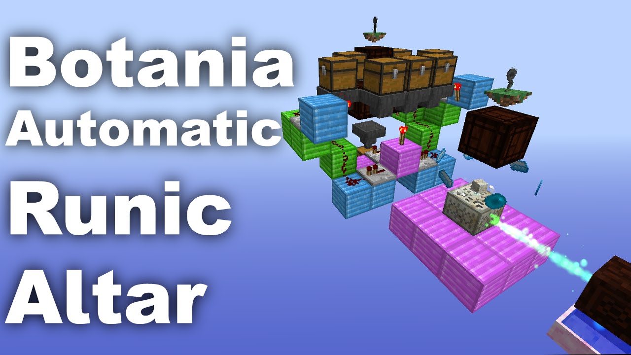 Botania | Automatic Runic Altar | Tutorial