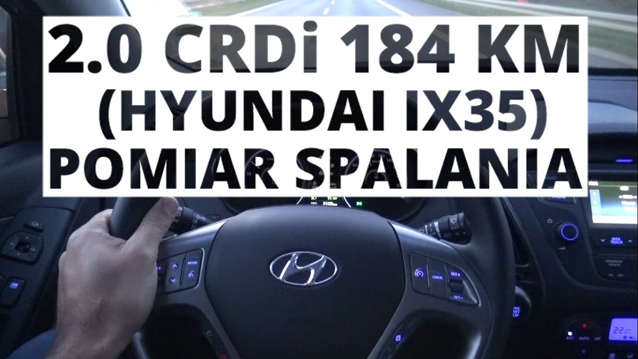 Hyundai ix35 2.0 CRDi 184 KM (AT) - pomiar spalania