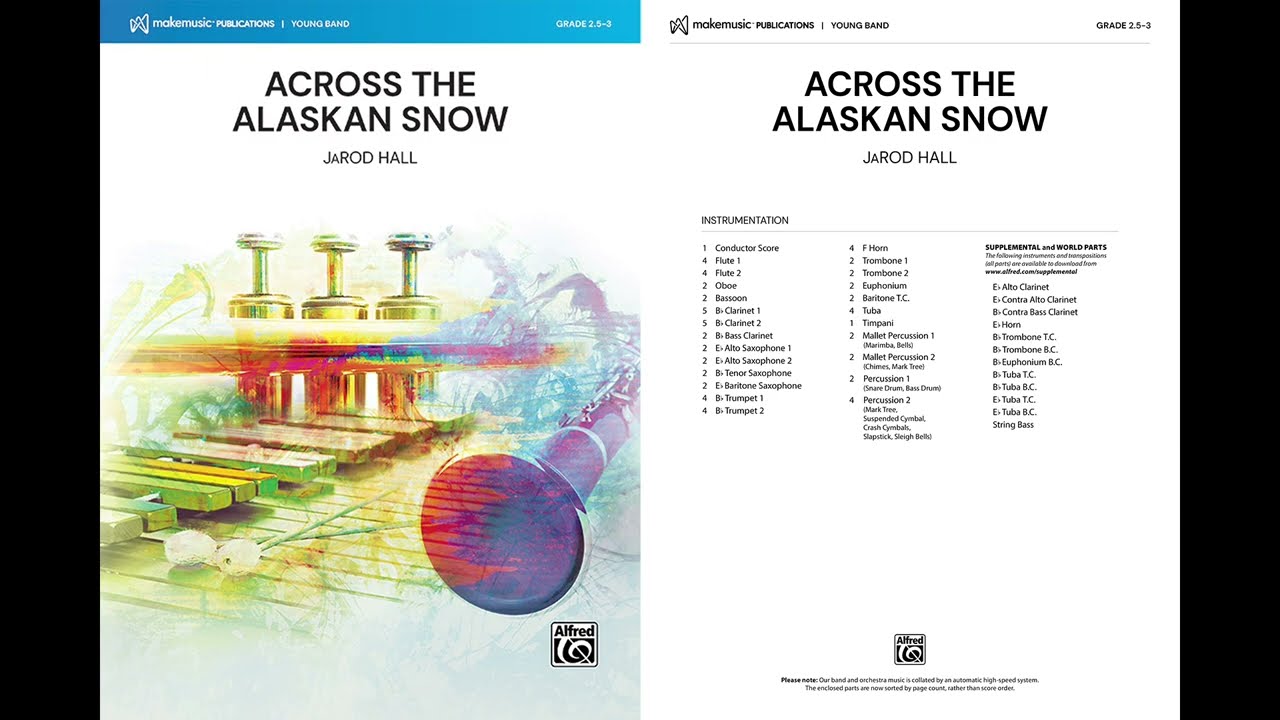 Across the Alaskan Snow, by JaRod Hall – Score & Sound