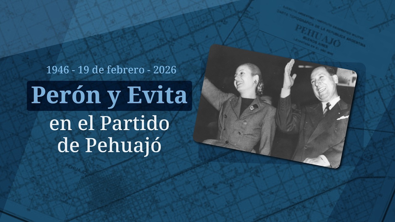¿Sabías que hace 80 años Perón y Evita visitaban el partido de Pehuajó?