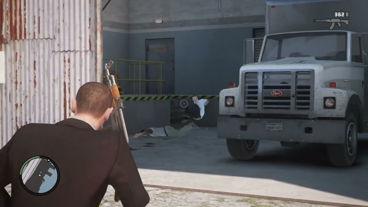 GTA 4 Remastered [4K] - Mission “Harboring a Grudge” - Steal the Triad Shipment