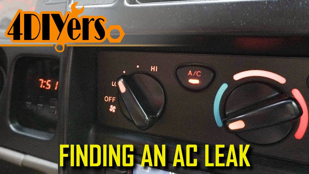 How to Find a Leak in your AC System using a UV Dye