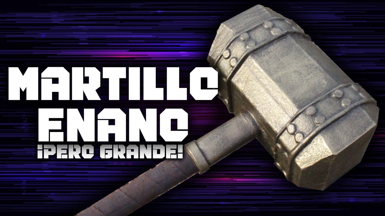 MARTILLO ENORME - Como hacer desde cero - Larp / Softcombat / Cosplay
