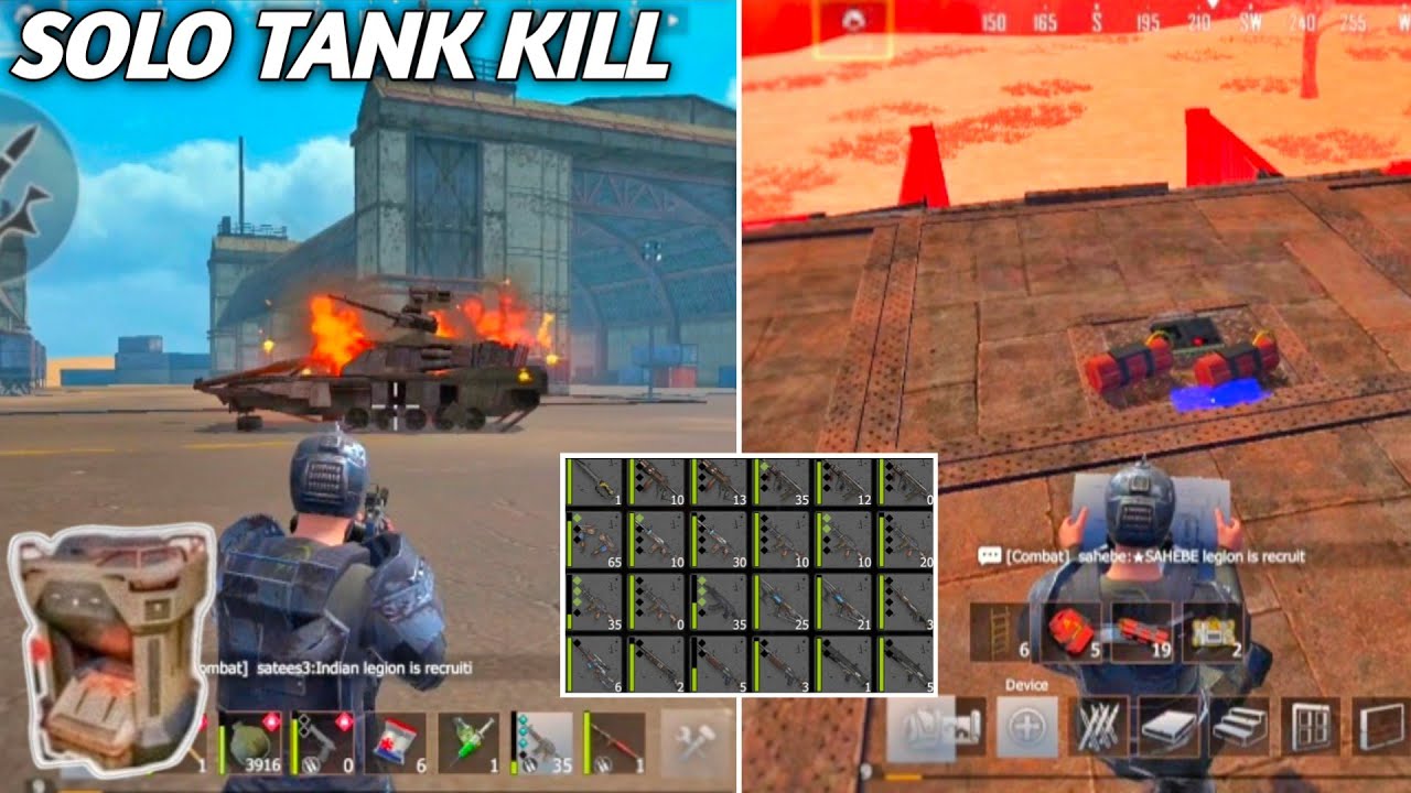 Last Day Rules Survival Lite Gameplay // Last Island of Survival Lite Solo Tank Kill 