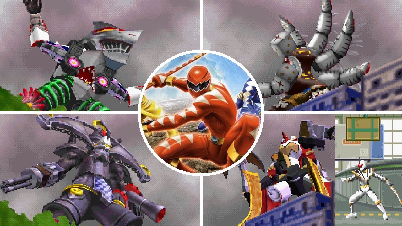 Power Rangers Dino Thunder(GBA) All Bosses | No Damage + Hard Mode