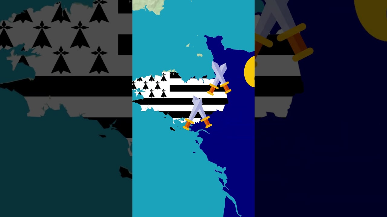 Brittany: The Last Independent Celtic State. Watch the full video  @TalesAndTimelinesMapped #france