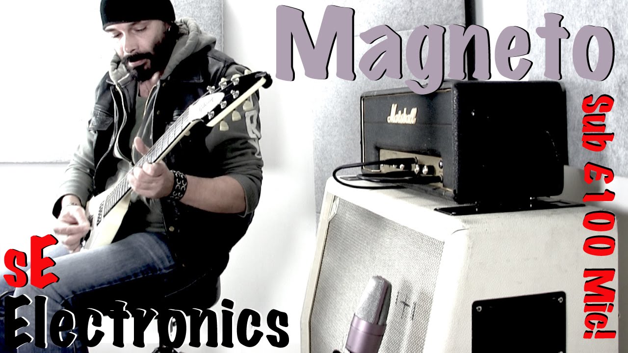 sE Magneto large diaphragm condenser microphone, are you drawn towards it?