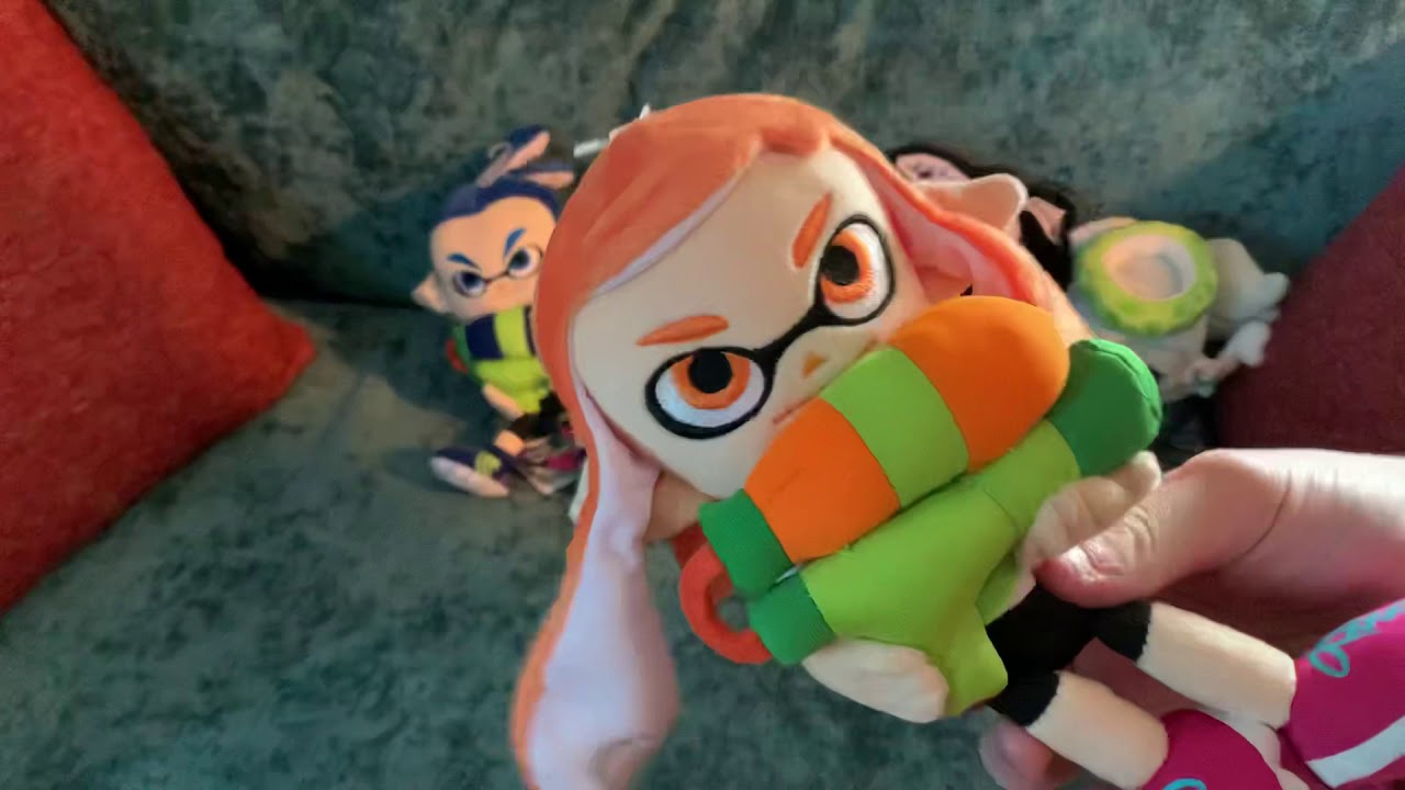 Splatoon plush unboxing