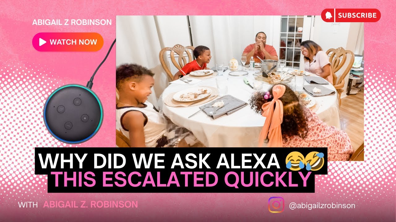 Family Dinner Took a Turn When We Asked Alexa This 😂 | #familydinner #Christianfamily #familylaughs