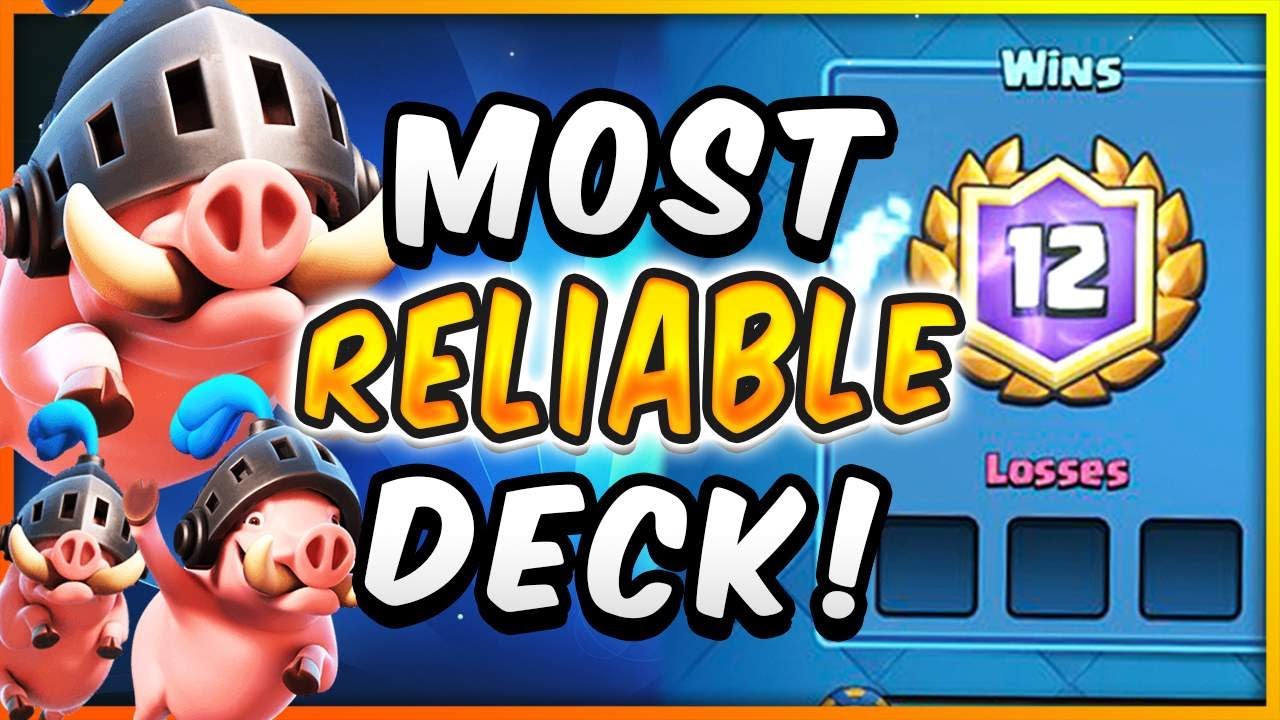 12 WINS IN A ROW with RELIABLE ROYAL HOG DECK! — Clash Royale
