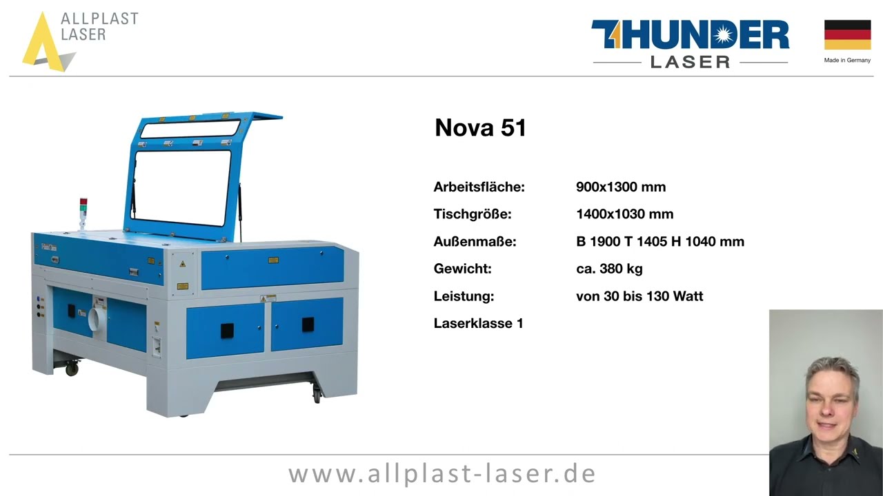 Welche NOVA Maschinen gibt es?