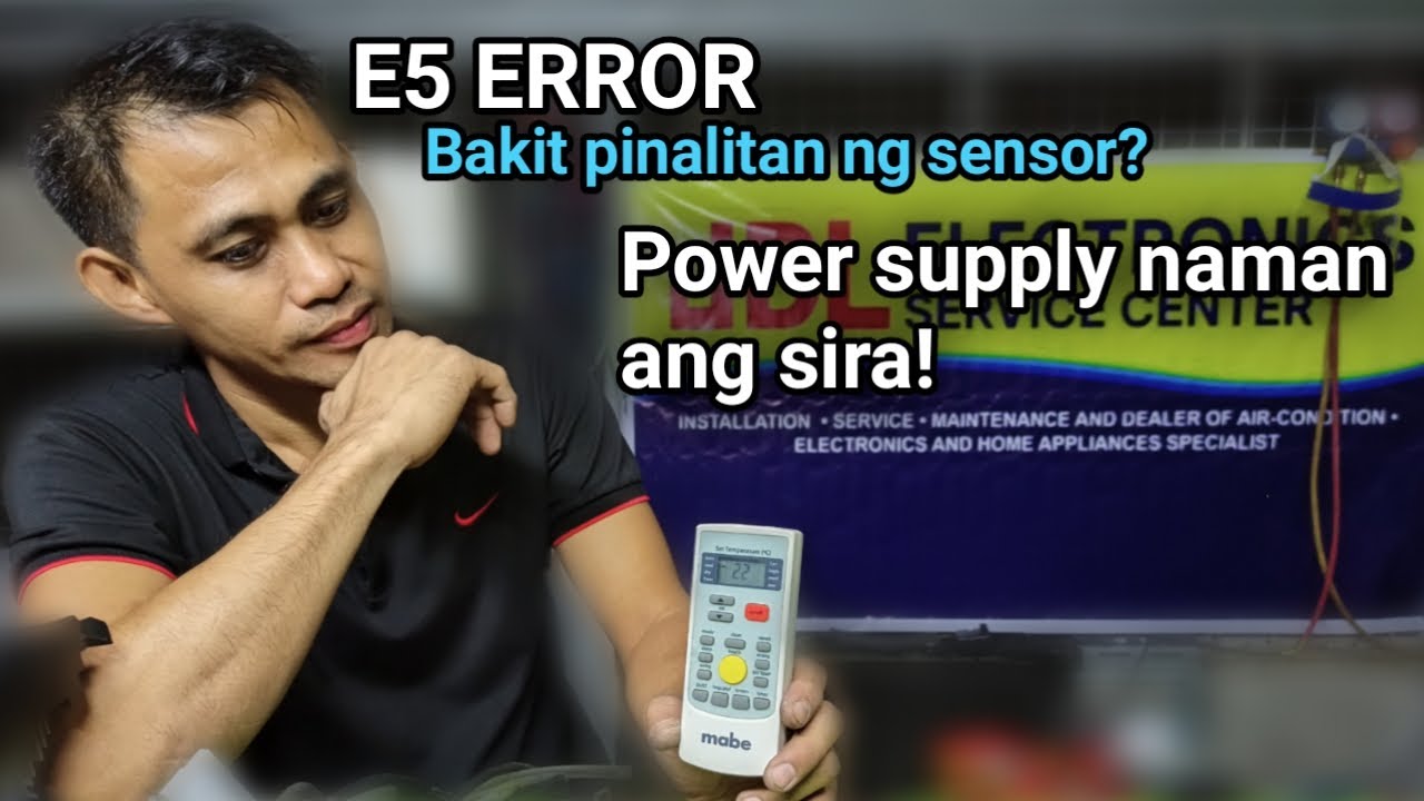 HOW TO REPAIR E5 ERROR | MABE AIRCON