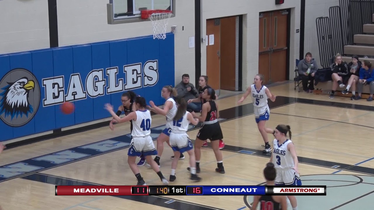 Girls High School Basketball: Meadville vs Conneaut (Jan 24, 2019)