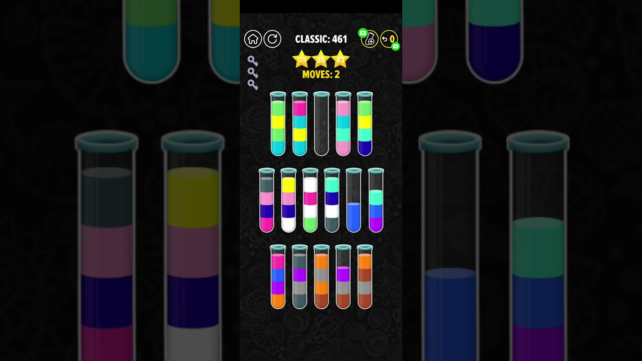 color water sort 3D level 461