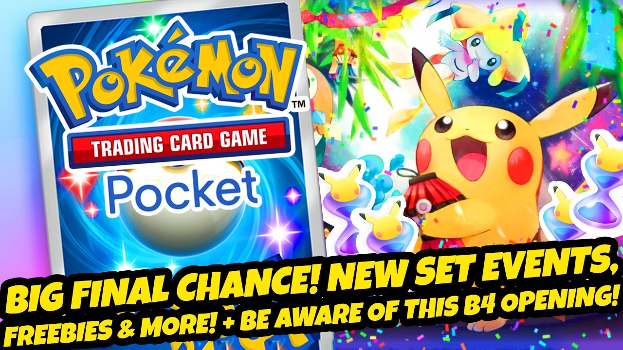 *BIG FINAL CHANCE!* New Set Events, Freebies & More! Be Aware of This B4 Opening (Pok&eacute;mon TCG Pocket