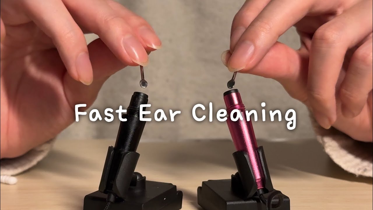 ASMR Fast & Gentle Mini Mic Ear Cleaning (No Talking)