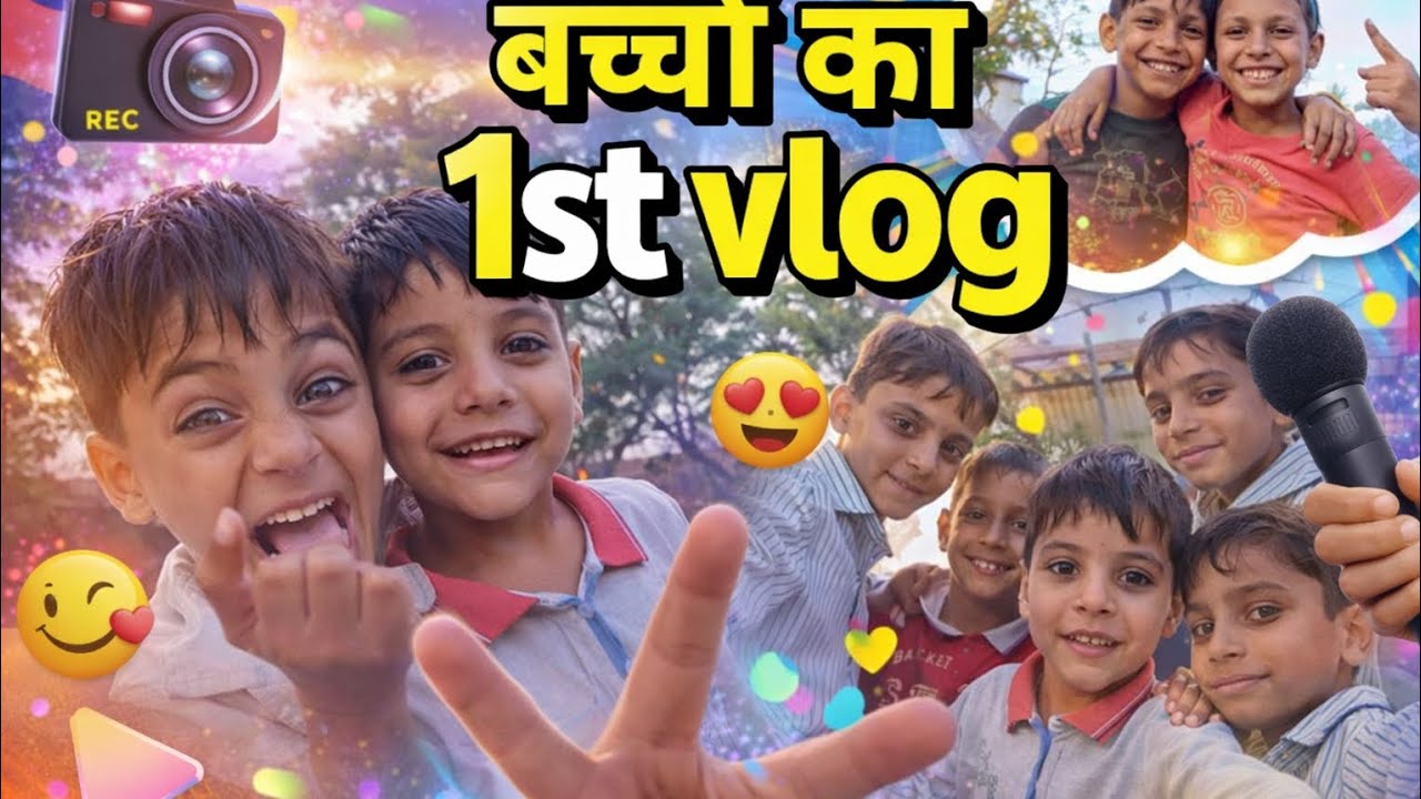 गांव में बच्चों का पहला ब्लॉग देखना ना भूलें बहुत मजा आने वाला है।
