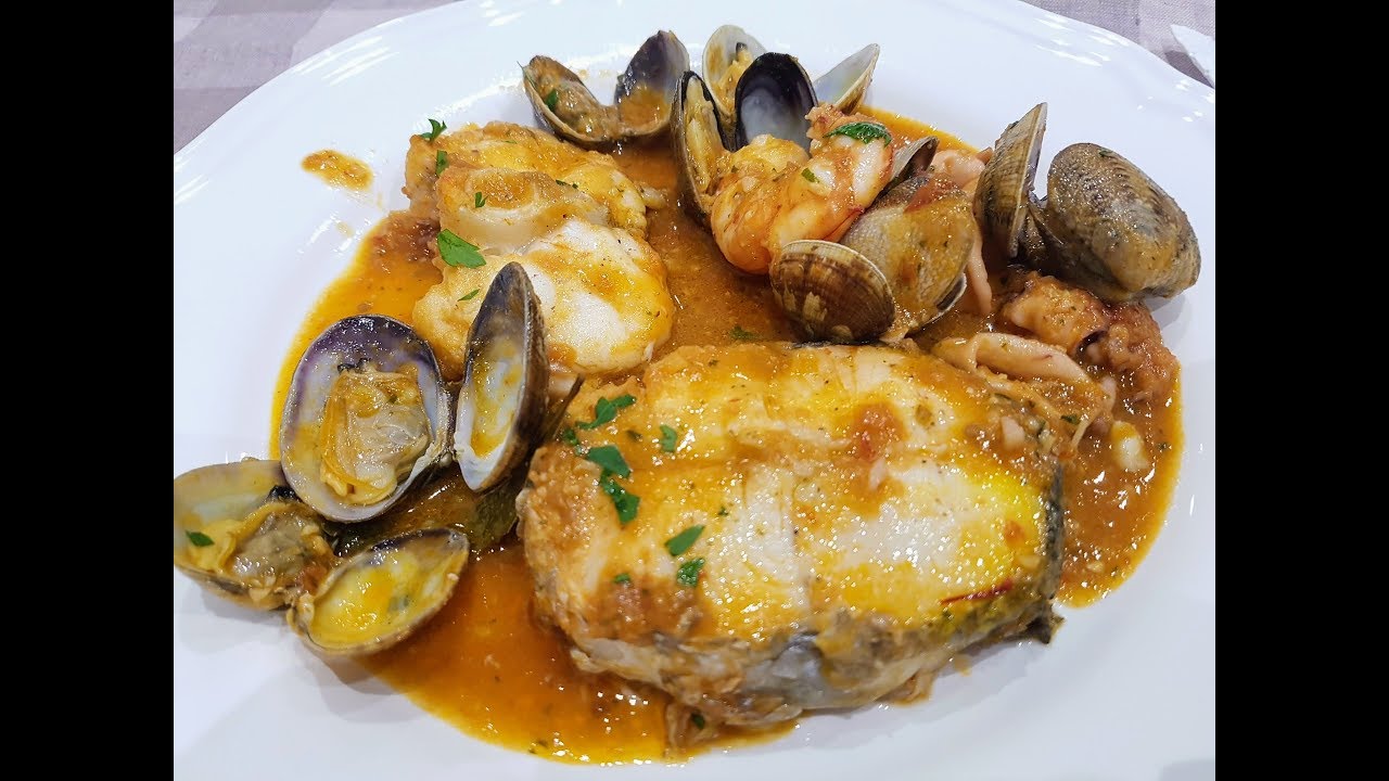 Zarzuela de pescado y marisco