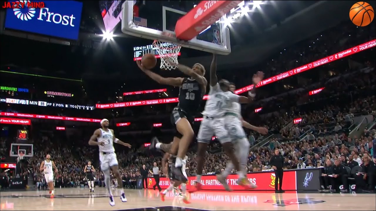 Jeremy Sochan Game No. 102 Minnesota Timberwolves - San Antonio Spurs (112-113)