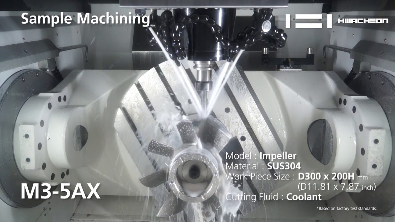Hwacheon M3-5AX - Cutting perfomance