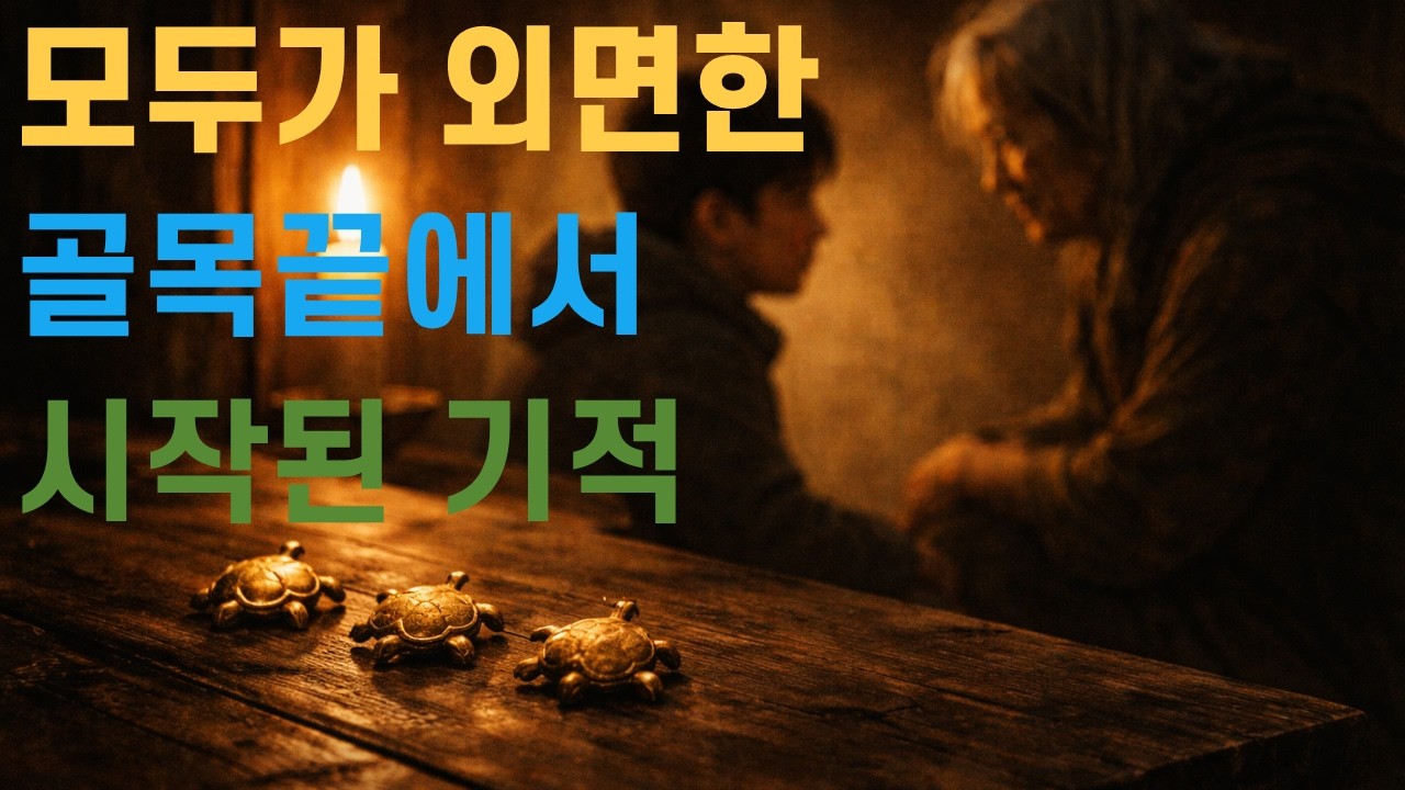 모두가 외면한 골목끝에서 시작된 기적
