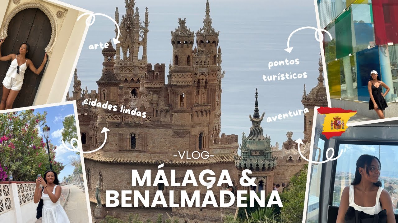 VLOG MÁLAGA & BENALMÁDENA | Verão Europeu 🇪🇸
