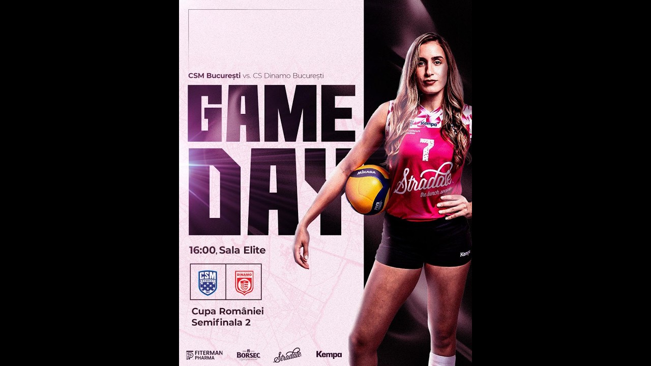 LIVE | 𝐂𝐒𝐌 𝐁𝐮𝐜𝐮𝐫𝐞𝐬𝐭𝐢 🆚️CS Dinamo  | Volei A1F