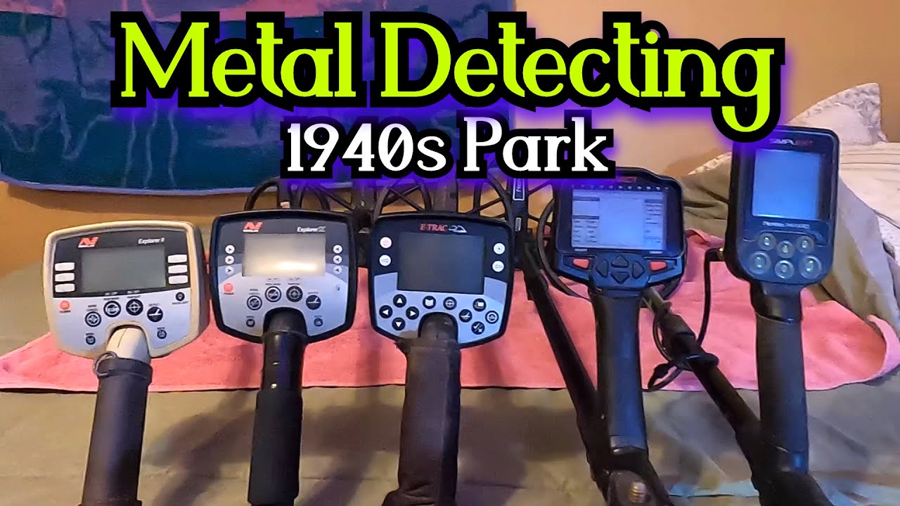 Metal Detecting The 1940s Park with The E-TRAC and Simplex