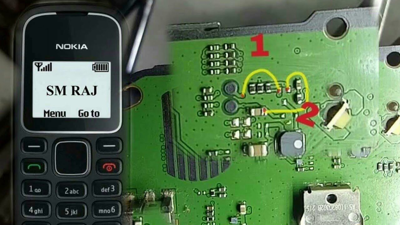 Nokia 1280 Lcd Light Jumper Solution |  Very Simple 100 % working