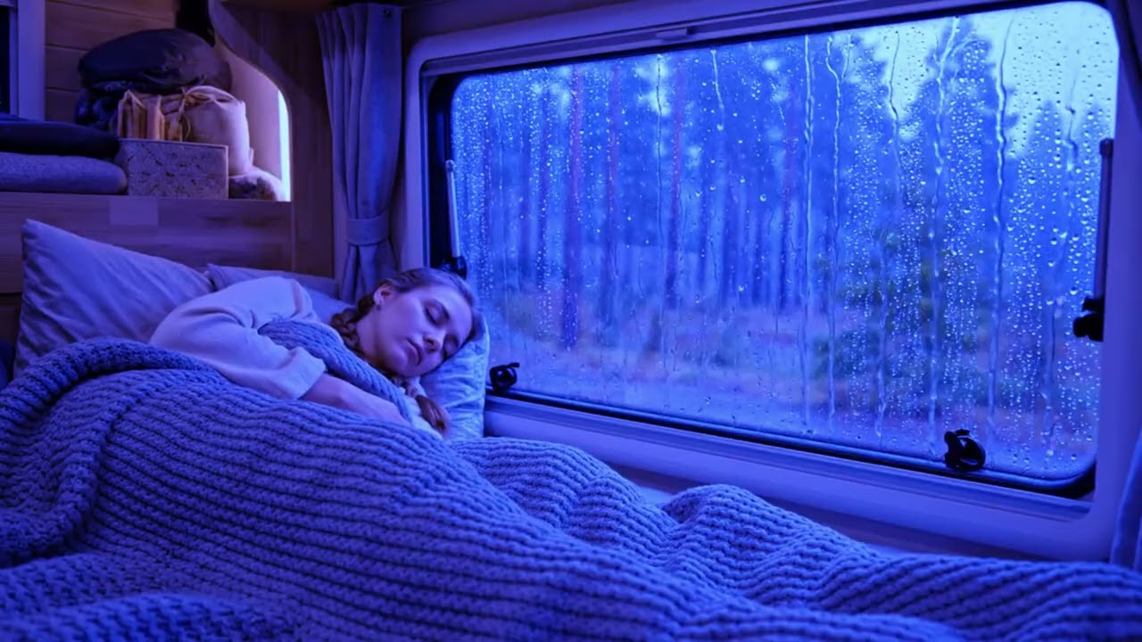 Gentle Rain Dripping on the Roof Brings Deep Calm That Helps Your Mind Settle Into Rest