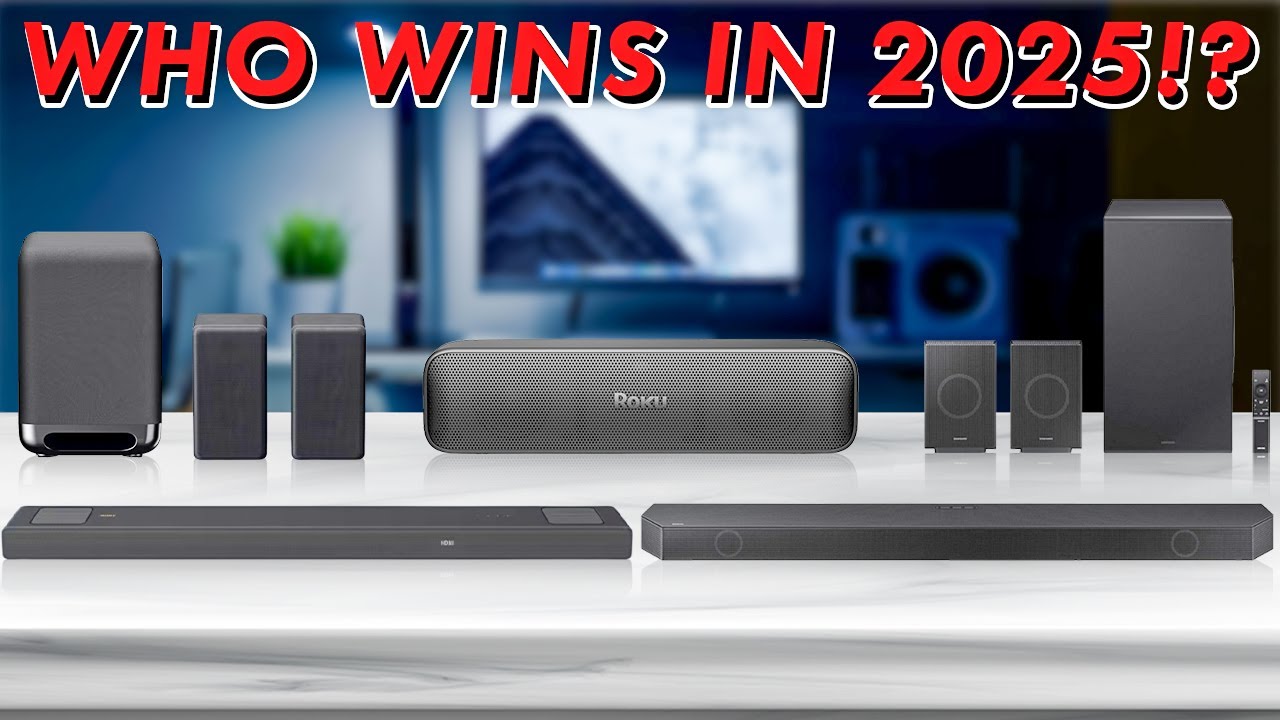 🔥 Top 5 Best SOUNDBARS [2025] ✅ Deep Bass / Surround Sound / Slim Design
