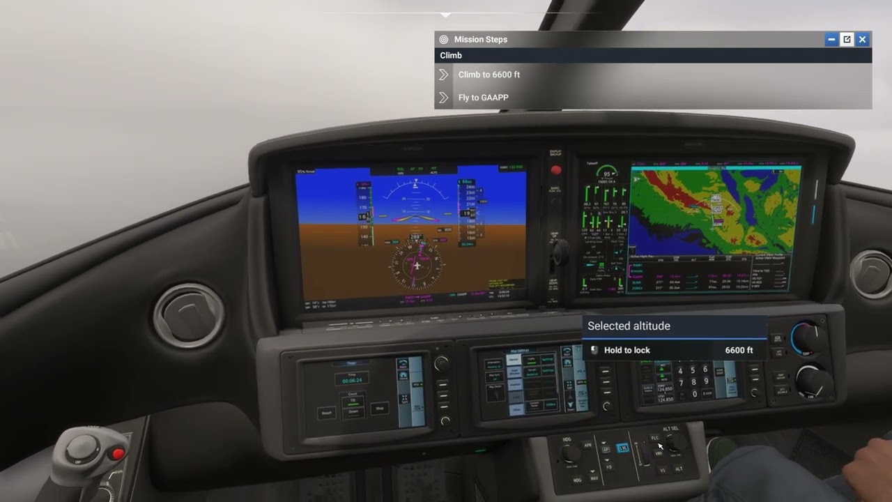 MSFS 2024 | Extreme Weather VFR Landing | Pittsburgh Approach | No Commentary